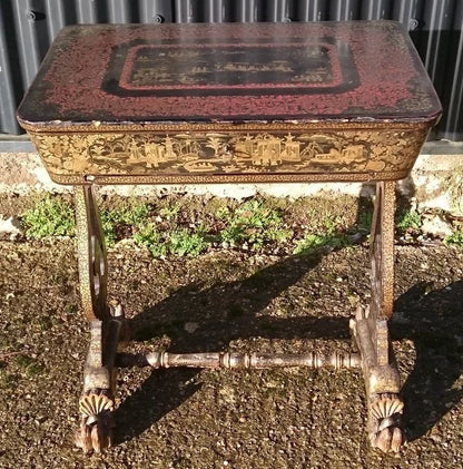 Early 19th Century Chinese Export Work Table / Sewing Table