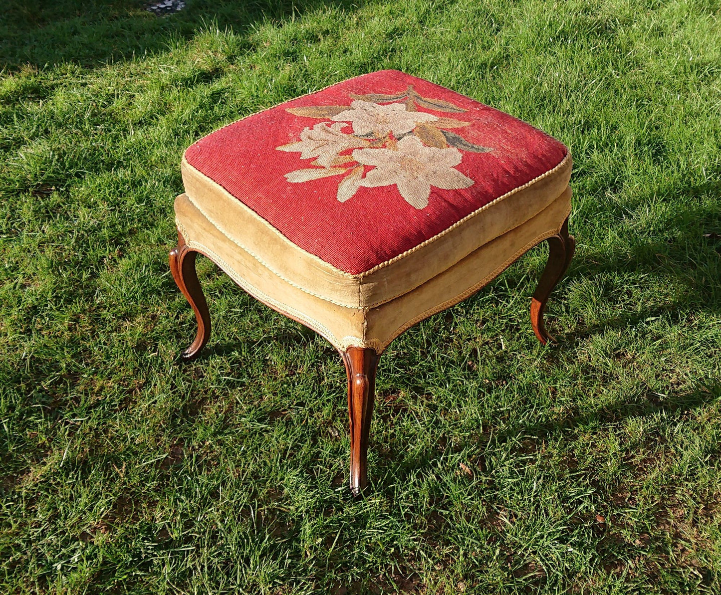 Early Nineteenth Century Cabriole Leg Stool