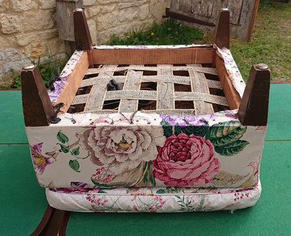 Cushion Top Footstool in the manner of Howard and Sons