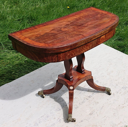 Early 19th Century Regency Period Card Table