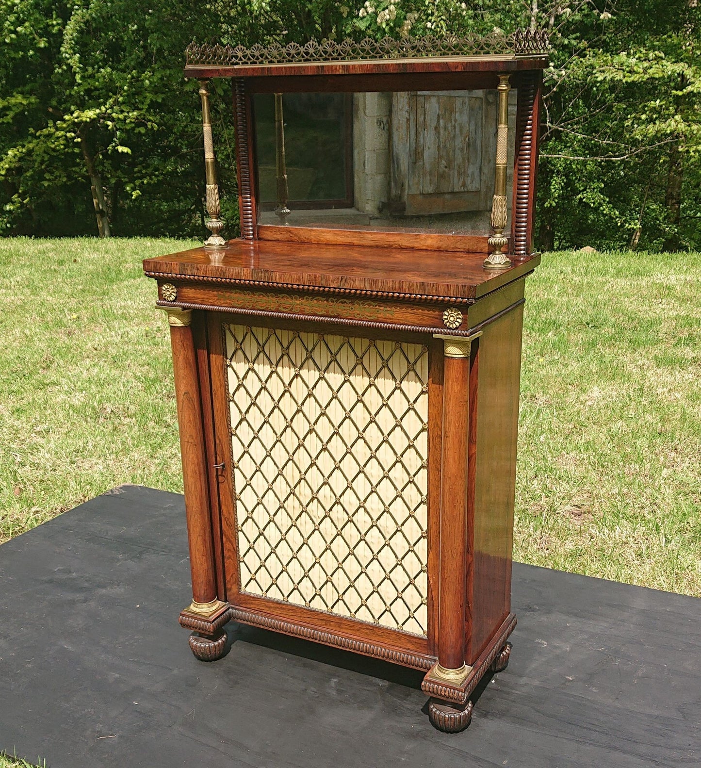 Opulent and Useful 19th Century Chiffonier Cabinet