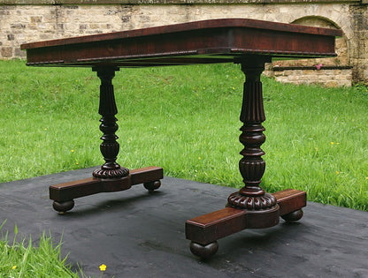 Early 19th Century Antique Library Writing Table by Gillows of Lancaster and London