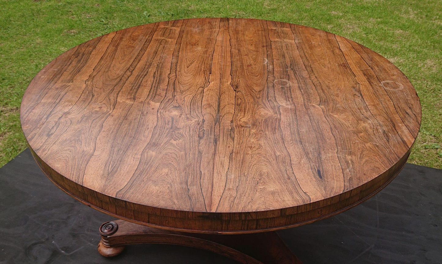 19th Century Antique Centre Table by James Winter of Wardour Street in London