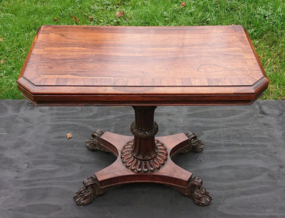 Very Fine Quality Early Nineteenth Century Card Table