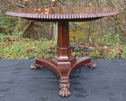 Very Fine Quality Regency Rosewood Centre Table