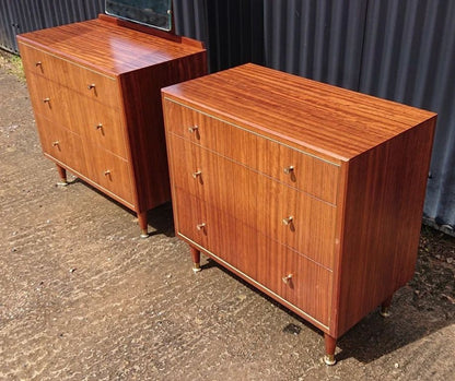 Pair of Mid Century Chests of Drawers by Herbert E Gibbs