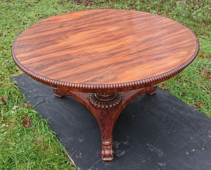 Large Early Nineteenth Century Circular Table Attributed to Gillows