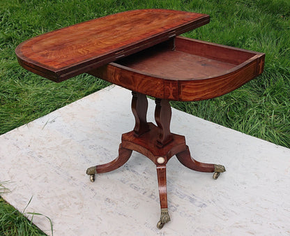 Early 19th Century Regency Period Card Table