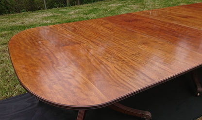 Three Pedestal Dining Table