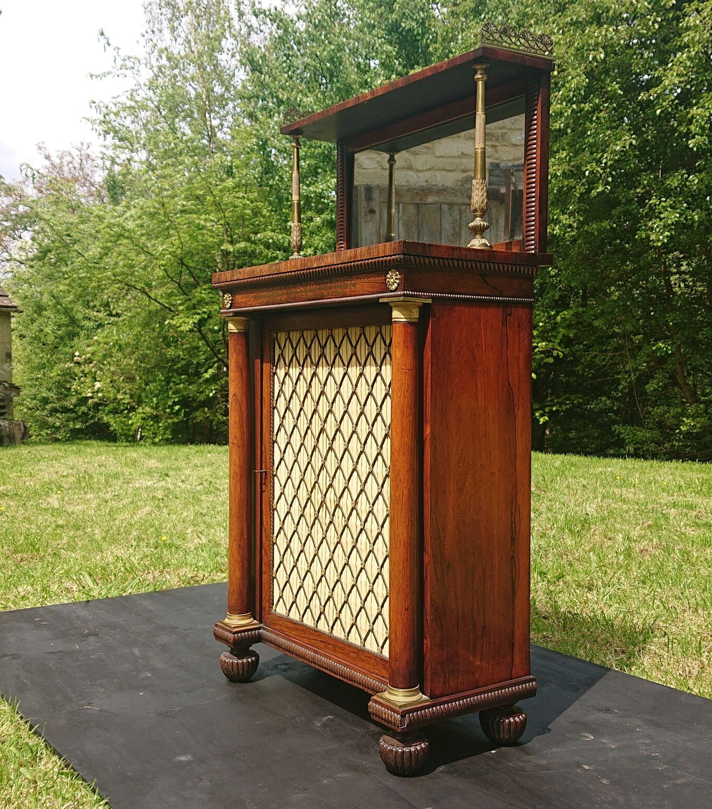 Opulent and Useful 19th Century Chiffonier Cabinet