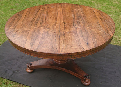 19th Century Antique Centre Table by James Winter of Wardour Street in London