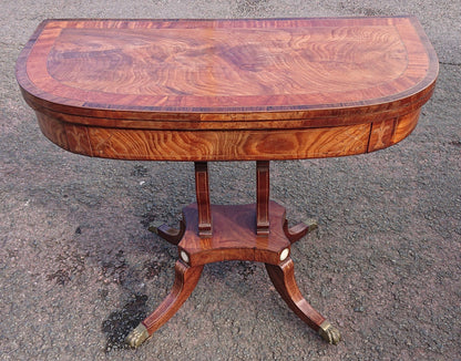 Early 19th Century Regency Period Card Table