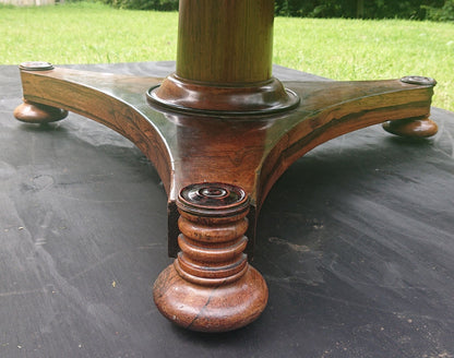 19th Century Antique Centre Table by James Winter of Wardour Street in London