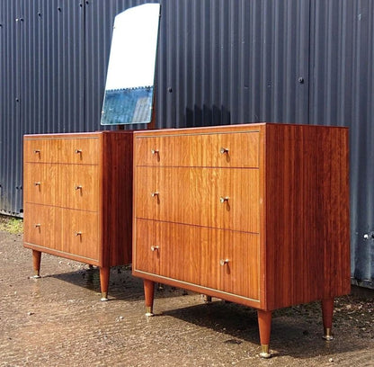 Pair of Mid Century Chests of Drawers by Herbert E Gibbs