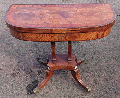 Early 19th Century Regency Period Card Table