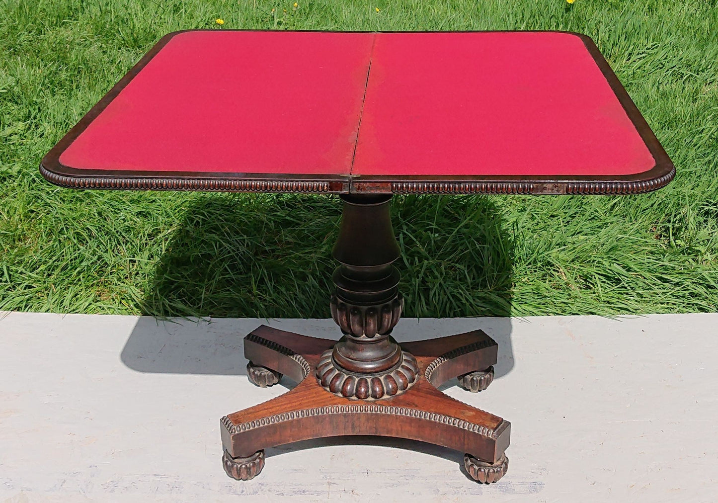 Early 19th Century Card Table Attributed To Gillows of Lancaster and London