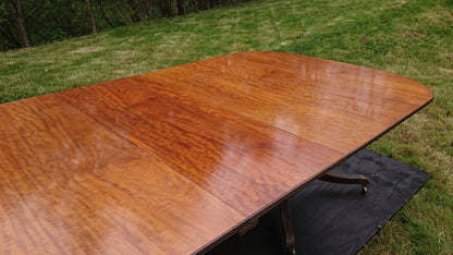 Three Pedestal Dining Table