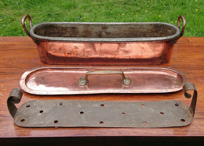 Antique Copper Fish Kettle