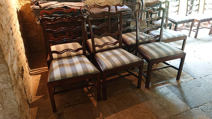 Set of Fourteen (14+2) Dining Chairs in the Manner of Thomas Chippendale