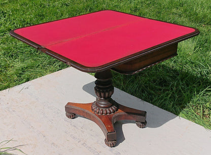 Early 19th Century Card Table Attributed To Gillows of Lancaster and London