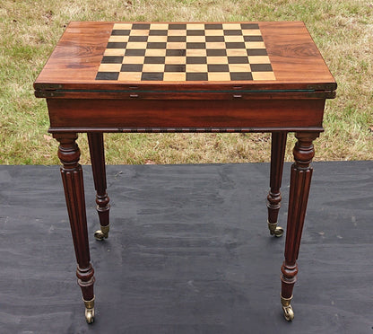 An Early Nineteenth Century Games Table by Gillows of Lancaster and London