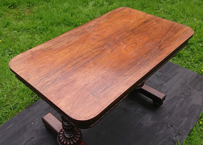 Early 19th Century Antique Library Writing Table by Gillows of Lancaster and London