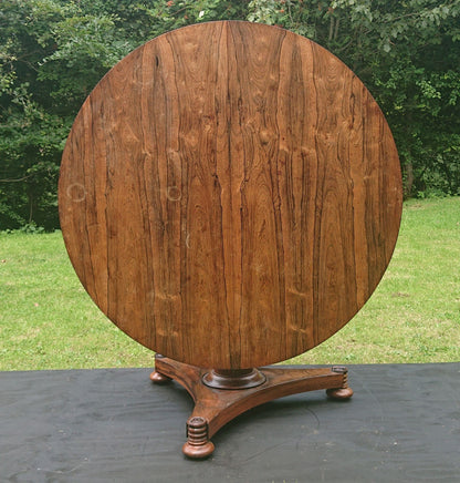 19th Century Antique Centre Table by James Winter of Wardour Street in London